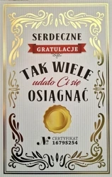 Karnet Serdeczne Gratulacje - YEKU