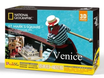 Puzzle 3D Wenecja Plac Św. Marka National Geo - Cubic Fun