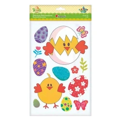 Dekoracje elektrostatyczne Wielkanoc 13szt - Titanum