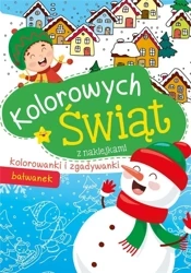 Kolorowych Świąt. Bałwanek - praca zbiorowa