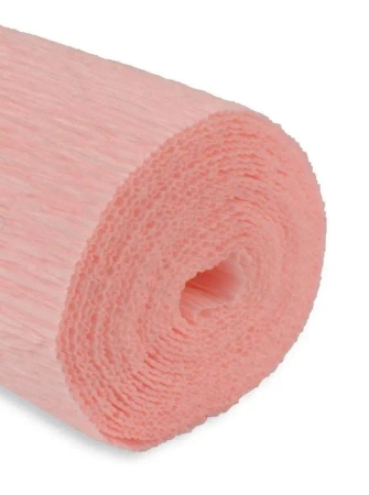 Krepina 50x250cm 180g różowa budyniowa - Alfa Pastello