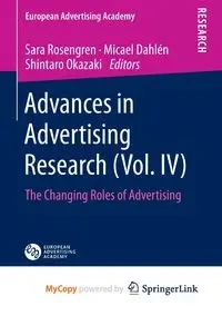 Advances in Advertising Research (Vol. IV) - Rosengren Sara
