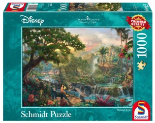 Puzzle 1000 PQ T. Kinkade Księga dżungli Disney 106297 - Schmidt Puzzle