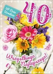 Karnet Urodziny 40 - Armin Style