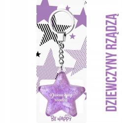Brelok Gwiazdka Dziewczyny rządzą - Be-Happy Gifts