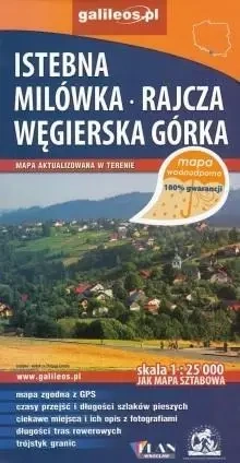 Mapa wodoodporna - Istebna,Milówka, Węgierska Góra - praca zbiorowa