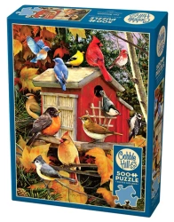 Puzzle 500 Jesienny domek dla ptaków 112651 - Cobble Hill