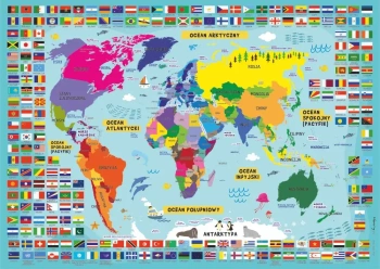 Podkładka na biurko - Świat - Henry