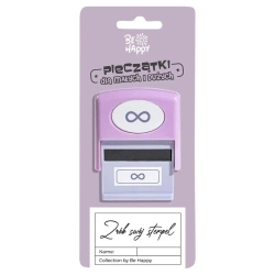 Pieczątka z napisem - Znak nieskończoności - Be-Happy Gifts