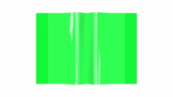 Okładka zeszytowa A4 PVC neon zielony (10szt) - Biurfol