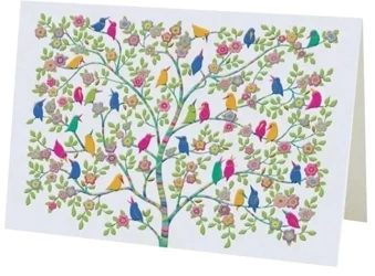 Karnet B6 + koperta MO4314 Ptaszki na drzewie - Turnowsky