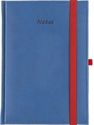 Notes A5 kratka Vivella z gumką granatowy - Wokół Nas