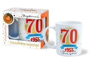 Kubek Premium Urodziny 70 - Kukartka