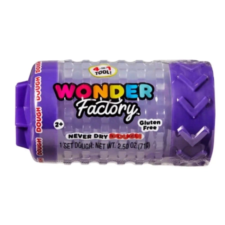 Wonder Factory Never Dry Dough Singles - Purple - MGA