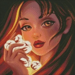 Diamentowa mozaika - Magiczna bawełna 40x40cm - Ideyka