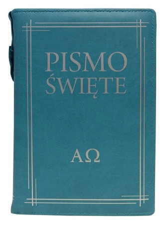 Pismo Święte w etui turkusowe - praca zbiorowa