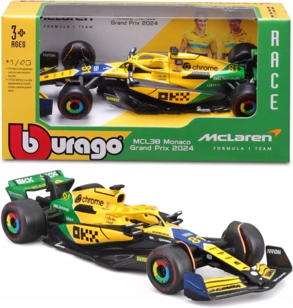 BBU 1:43 McLaren F1 MCL38 Piastri 38214_SENNA_81 - Bburago