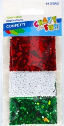 Konfetti sypkie, 3 kolory (14 g)