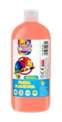 Farby plakatowe fluorescencyjne 500ml 6 oranż - Sweet colours