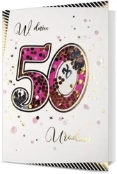 Karnet B6 Urodziny 50 - Pan Dragon