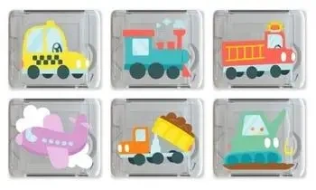 Kostki sensoryczne świecące w wodzie 6szt - Glo Pals