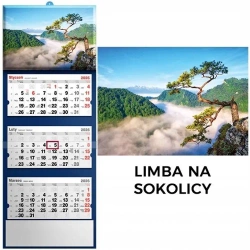 Kalendarz 2026 trójdzielny limba na Sokolicy - Evena