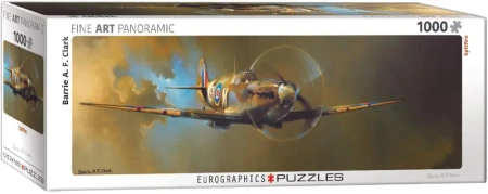 Puzzle 1000 panoramic Spitfire by Barrie A.F. Clark 6010-0952 - Eurographics