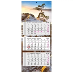 Kalendarz 2026 trójdzielny główka płaska Pieniny - EV-Corp