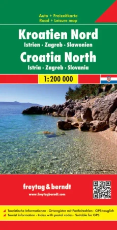 Chorwacja cz północna istria mapa 1:200 000 - Opracowanie zbiorowe