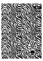 Teczka A4+ z gumką Black&White zebra HAPPY COLOR - GDD