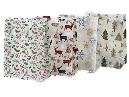 Torebka prezentowa Boże Narodzenie 33x25x12cm MIX - ADAR
