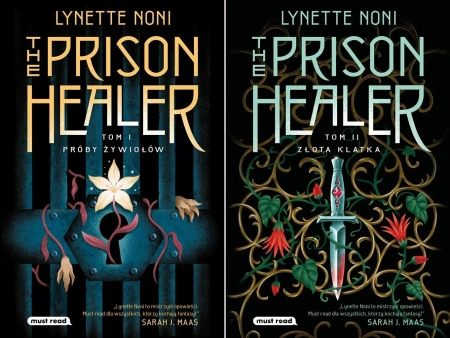 The Prison Healer TRYLOGIA 1-2 Próby żywiołów + Złota klatka - Lynette Noni
