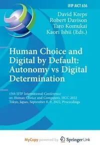 Human Choice and Digital by Default - Kreps David