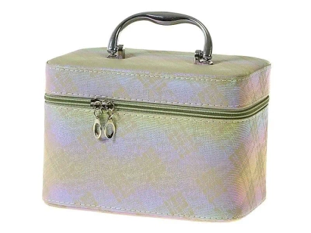 Kuferek M walizka z lusterkiem na zamek 21x14x13cm - ADAR