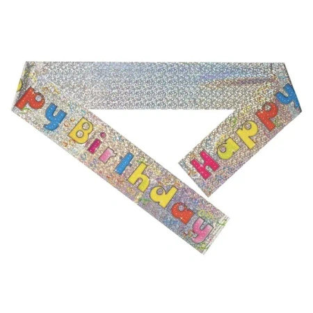 Baner urodzinowy Srebrny - GoParty