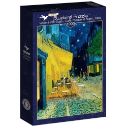 Puzzle 1000 Nocna kafejka Vincent van Gogh 1888 - Bluebird Puzzle