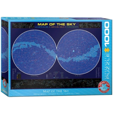 Puzzle 1000 Map of the Sky 6000-1010 - Eurographics
