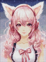 Diamentowa mozaika - Moja ulubiona muzyka 30x40cm - Ideyka