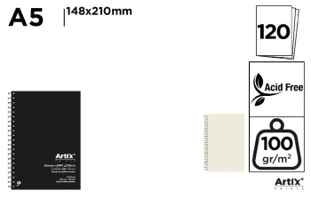 Blok do rysowania A5/120K 100g - Artix