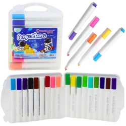 Markery akrylowe 18szt - Leantoys