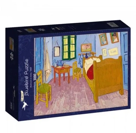 Puzzle 3000 Sypialnia artysty w Arles, van Gogh - Bluebird Puzzle