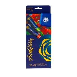 Zestaw farb olejnych Astra Art&Hobby 12x12ml - ASTRA art-pap