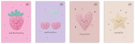 Zeszyt A5/16K linia Glitter (20szt) - INTERDRUK