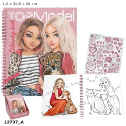 Kolorowanka Leo Heart Top Model z naklejkami 13737A