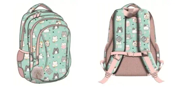 Plecak 3 komorowy BP26 Charming Cats - ST-MAJEWSKI