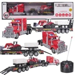 Ciężarówka z traktorem i przyczepką - Maksik