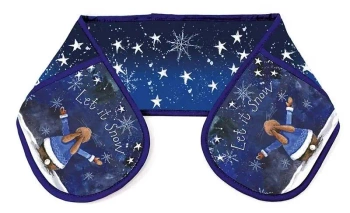 Rękawice kuchenne Pada śnieg Święta - Alex Clark