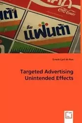 Targeted Advertising Unintended Effects - Cyril Ernest de Run