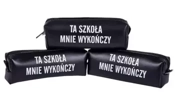 Piórnik jednokomorowy - Ta szkoła mnie wykończy - Pajacyk