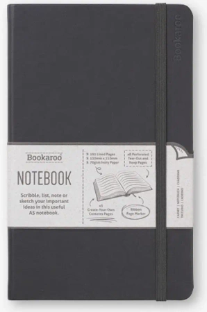 Bookaroo Notatnik Journal A5 - Czarny - IF